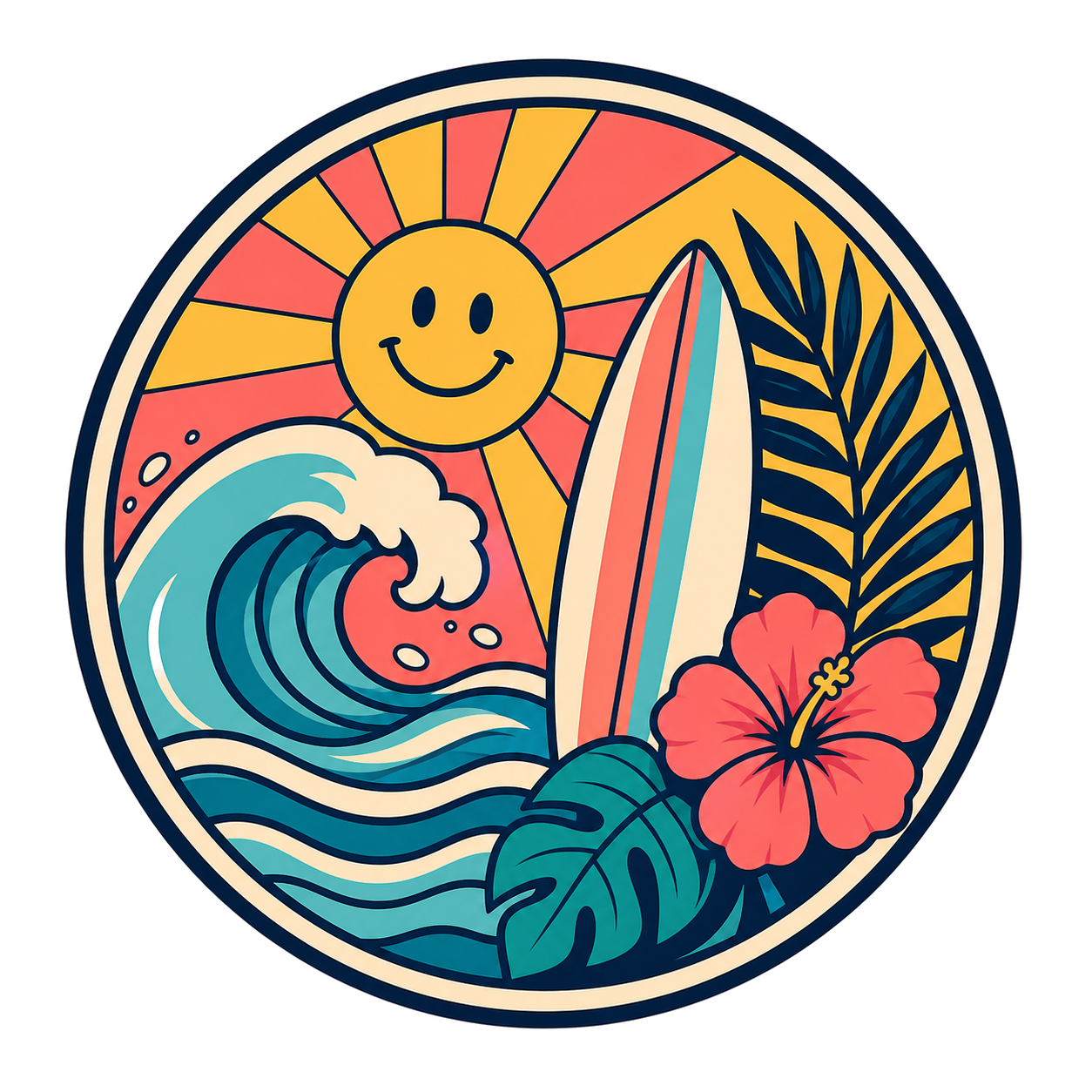 夏日冲浪