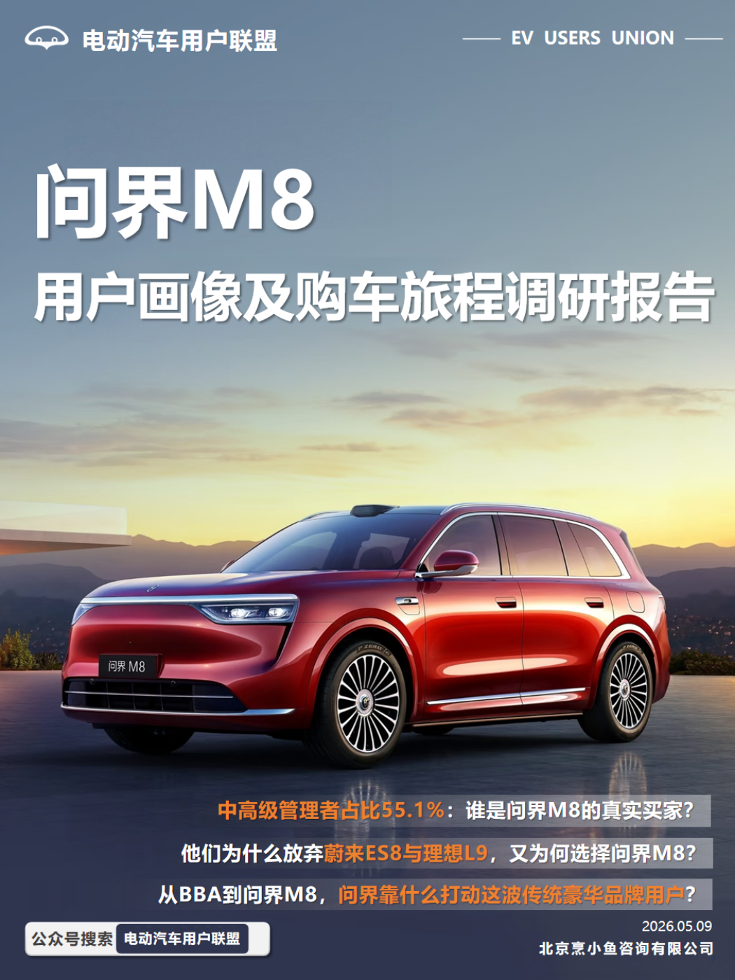 问界M8用户画像及购车旅程调研报告