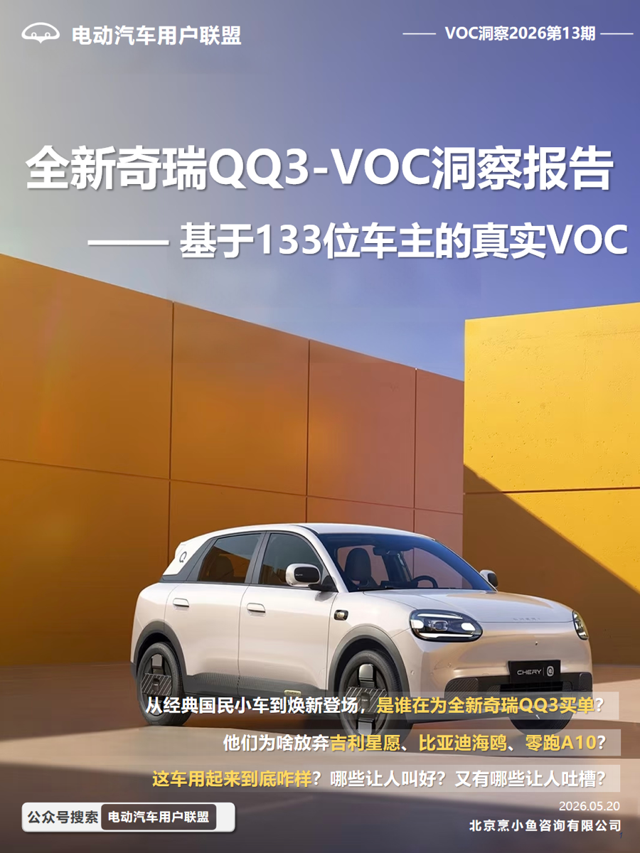 2026年全新奇瑞QQ3-VOC洞察报告